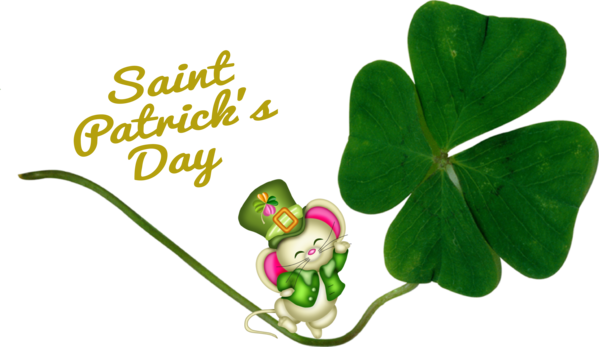 Transparent St. Patrick's Day Shamrock Drawing Four-leaf clover for Four Leaf Clover for St Patricks Day