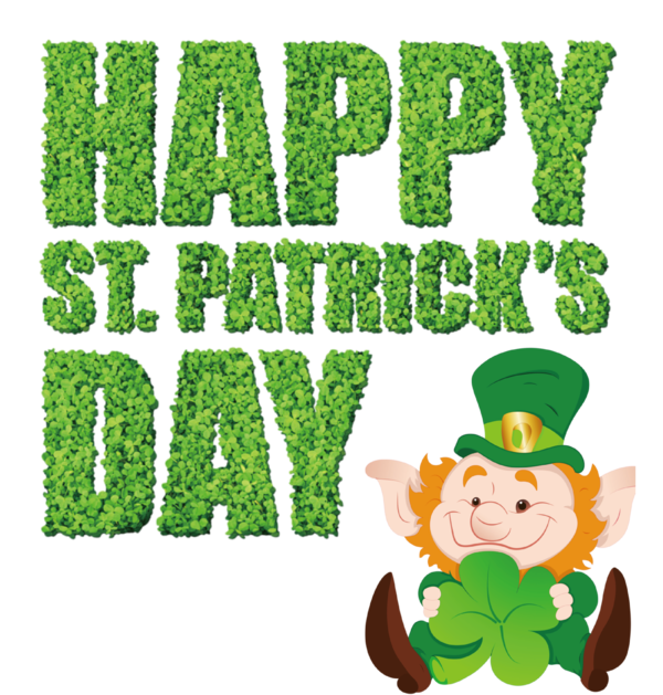 Transparent St. Patrick's Day Human Cartoon Symbol for Saint Patrick for St Patricks Day