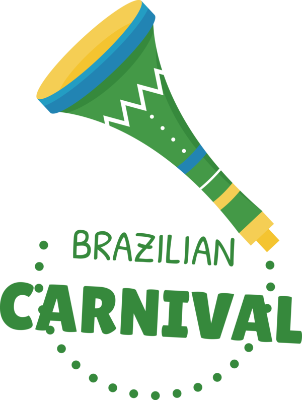 Transparent Brazilian Carnival Design Logo Line for Carnaval do Brasil for Brazilian Carnival