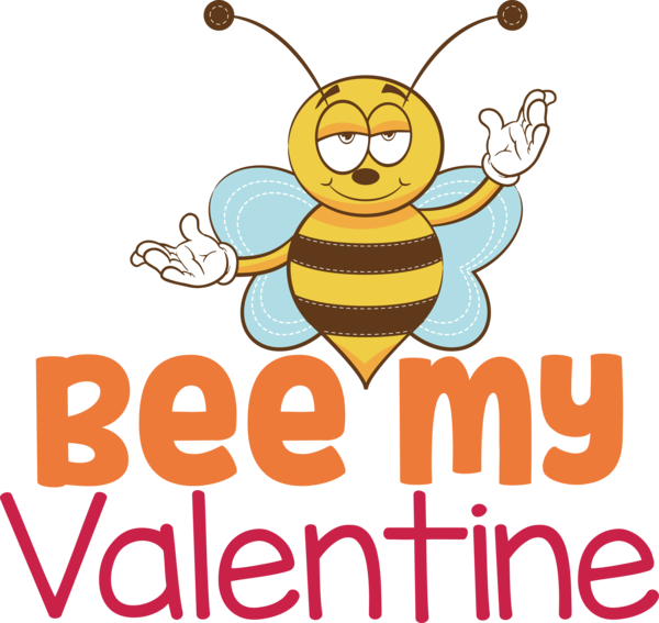 Transparent Valentine's Day Honey bee Bees Insects for Valentines Day Quotes for Valentines Day