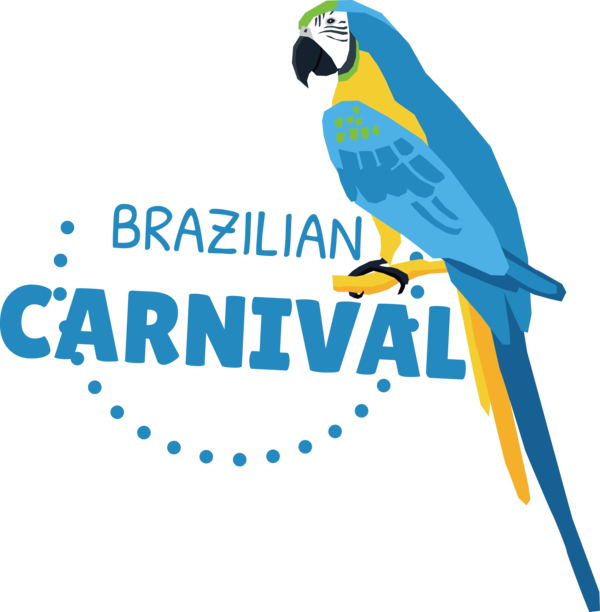 Transparent Brazilian Carnival Macaw Logo Beak for Carnaval do Brasil for Brazilian Carnival