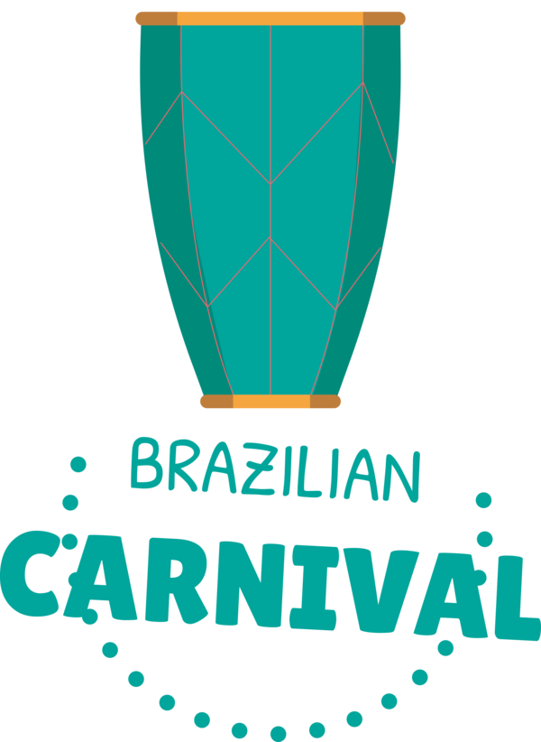 Transparent Brazilian Carnival Logo Design Green for Carnaval do Brasil for Brazilian Carnival