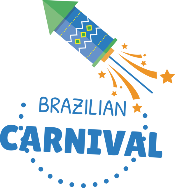 Transparent Brazilian Carnival Radio Mostaganem Logo Design for Carnaval do Brasil for Brazilian Carnival