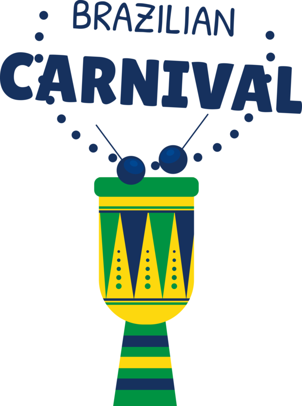 Transparent Brazilian Carnival Logo Human Design for Carnaval do Brasil for Brazilian Carnival