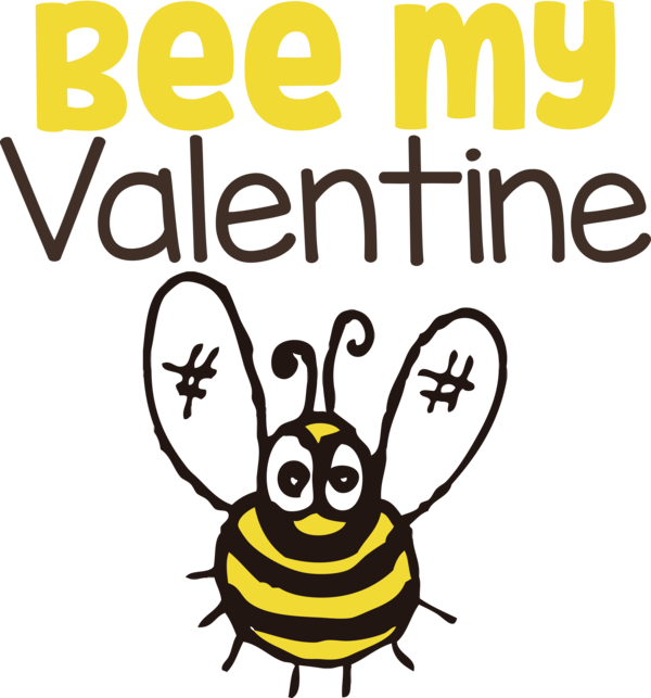 Transparent Valentine's Day Bees Icon Cartoon for Valentines Day Quotes for Valentines Day