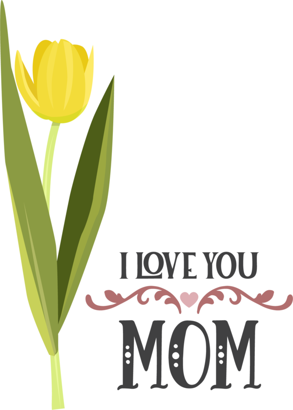 Transparent Mother's Day Mother's Day Romance for Love You Mom for Mothers Day