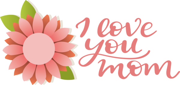 Transparent Mother's Day Floral design Cut flowers Flower for Love You Mom for Mothers Day