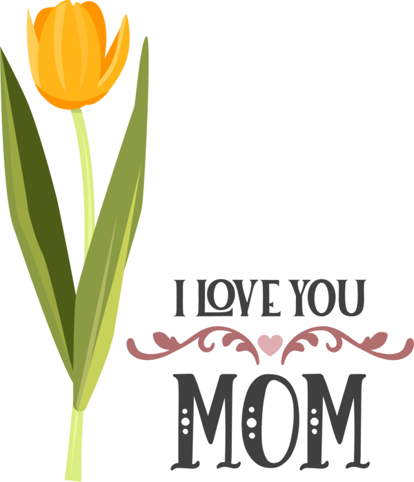 Transparent Mother's Day Mother's Day Design Family for Love You Mom for Mothers Day