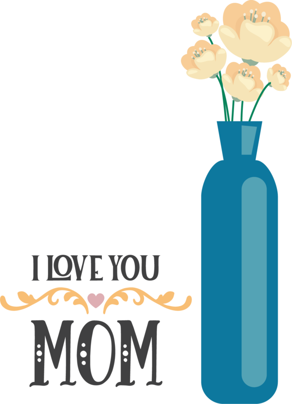 Transparent Mother's Day Drawing Painting Mother's Day for Love You Mom for Mothers Day