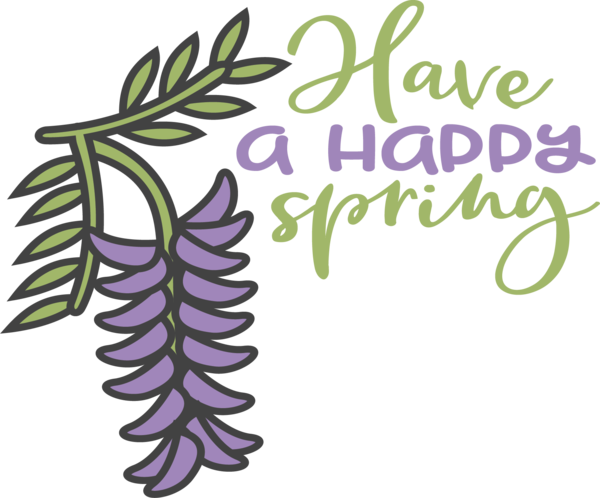 Transparent Easter Drawing Design GIF for Hello Spring for Easter