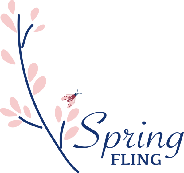 Transparent Easter Logo Design Flower for Hello Spring for Easter