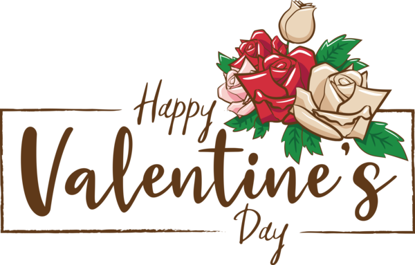 Transparent Valentine's Day Cut flowers Floral design Cartoon for Valentines for Valentines Day