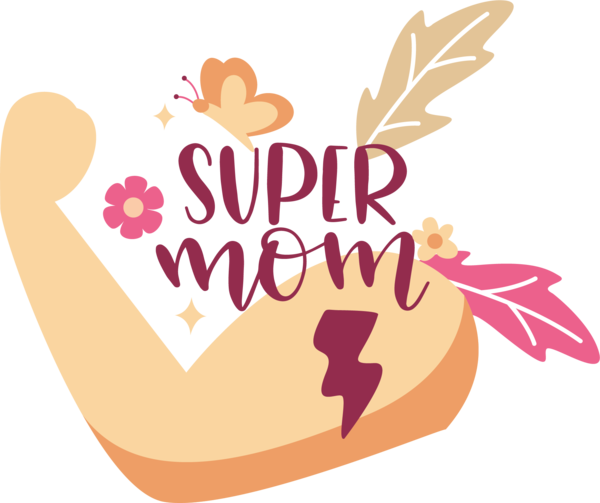 Transparent Mother's Day Logo Design Idea for Happy Mother's Day for Mothers Day