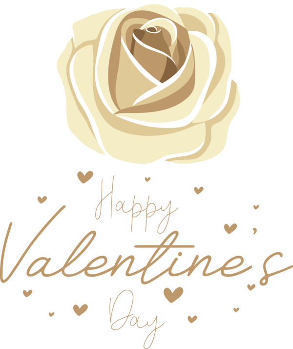 Transparent Valentine's Day Logo Calligraphy Line for Valentines for Valentines Day