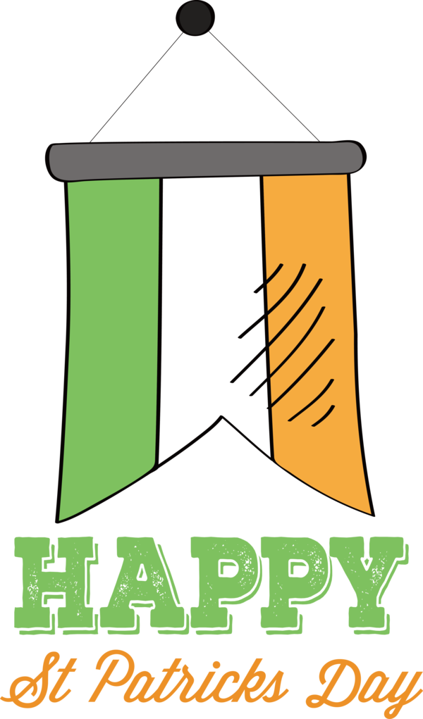 Transparent St. Patrick's Day Logo Design Line for Saint Patrick for St Patricks Day