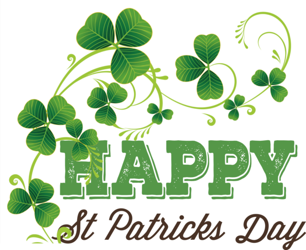 Transparent St. Patrick's Day Shamrock St. Patrick's Day Ireland for Saint Patrick for St Patricks Day