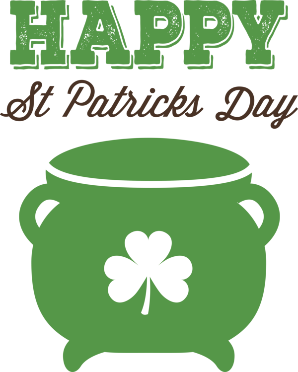 Transparent St. Patrick's Day Coffee Mug Leaf for Saint Patrick for St Patricks Day