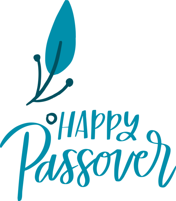 Transparent Passover Logo Design Leaf for Happy Passover for Passover