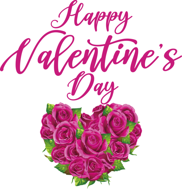 Transparent Valentine's Day Floral design Garden roses Rose for Valentines for Valentines Day