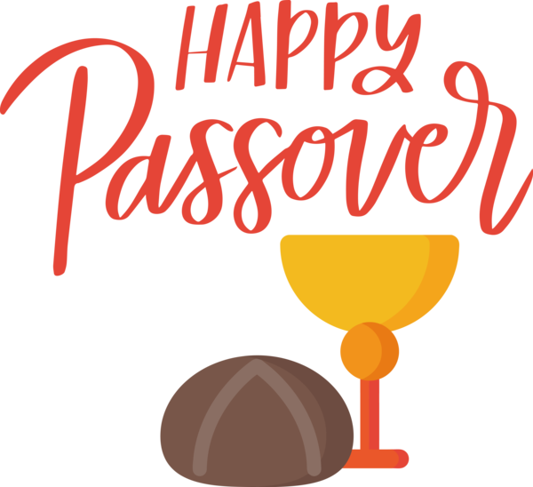 Transparent Passover Logo Line Meter for Happy Passover for Passover