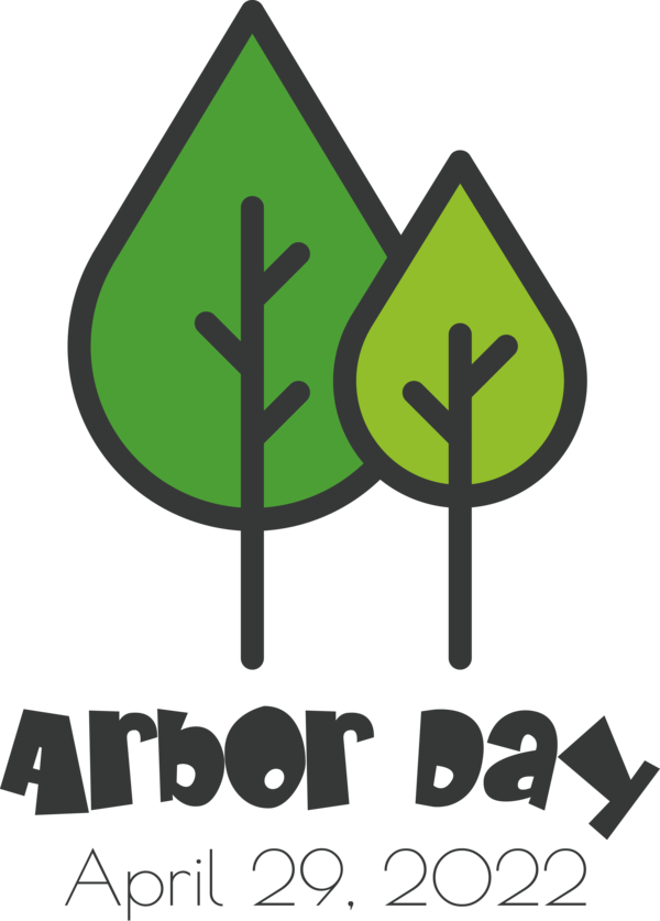 Transparent Arbor Day Logo Design Line for Happy Arbor Day for Arbor Day