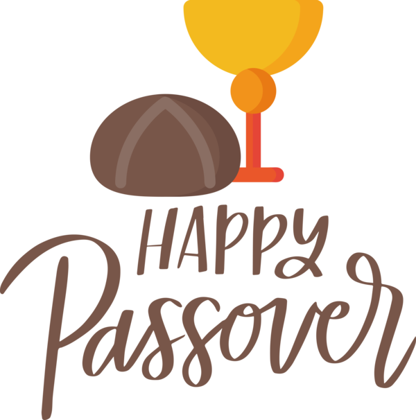 Transparent Passover Logo Line Meter for Happy Passover for Passover