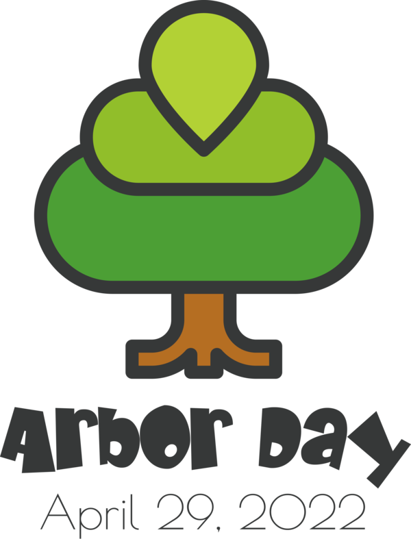Transparent Arbor Day Logo Human Symbol for Happy Arbor Day for Arbor Day