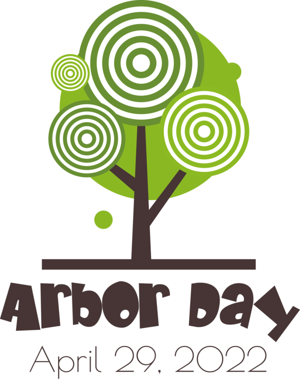 Transparent Arbor Day Logo Icon Royalty-free for Happy Arbor Day for Arbor Day