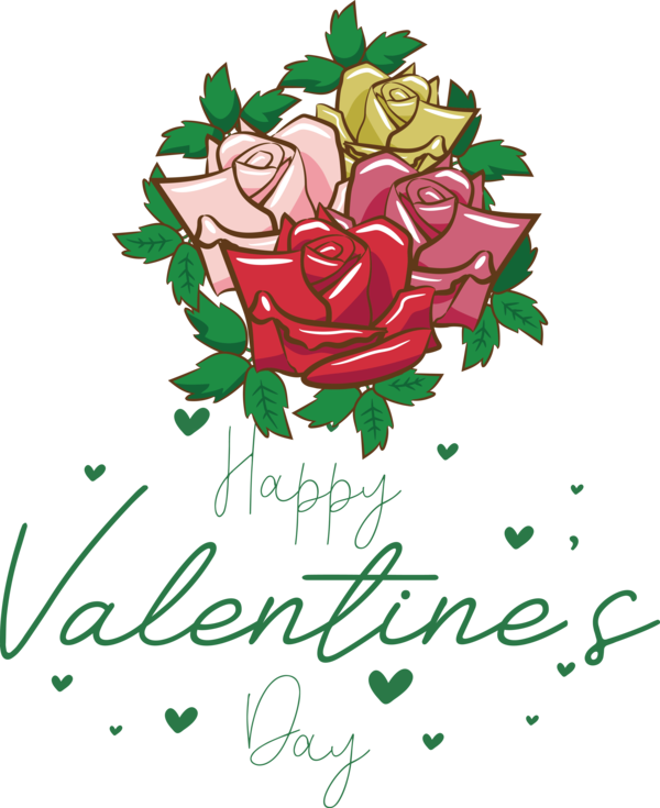 Transparent Valentine's Day Rose Garden roses Flower for Valentines for Valentines Day