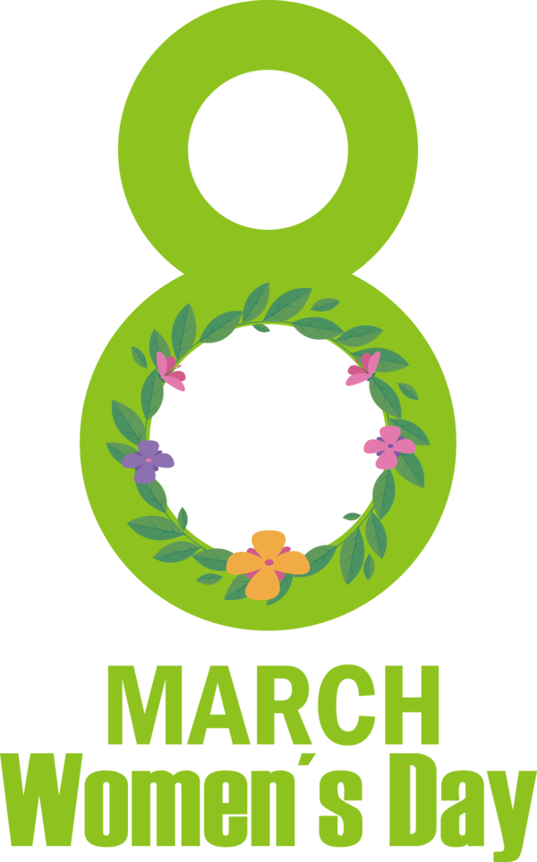 Transparent International Women's Day Logo Tea Design for Women's Day for International Womens Day