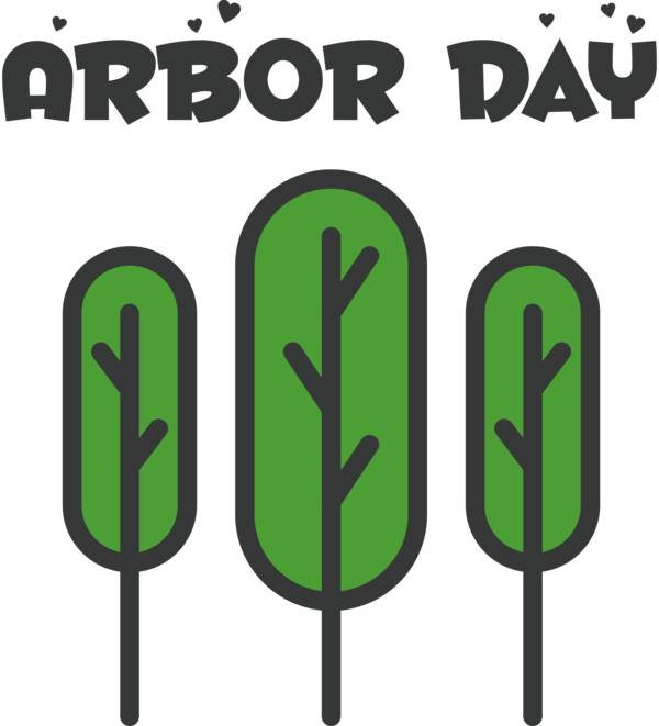 Transparent Arbor Day Logo Green Design for Happy Arbor Day for Arbor Day