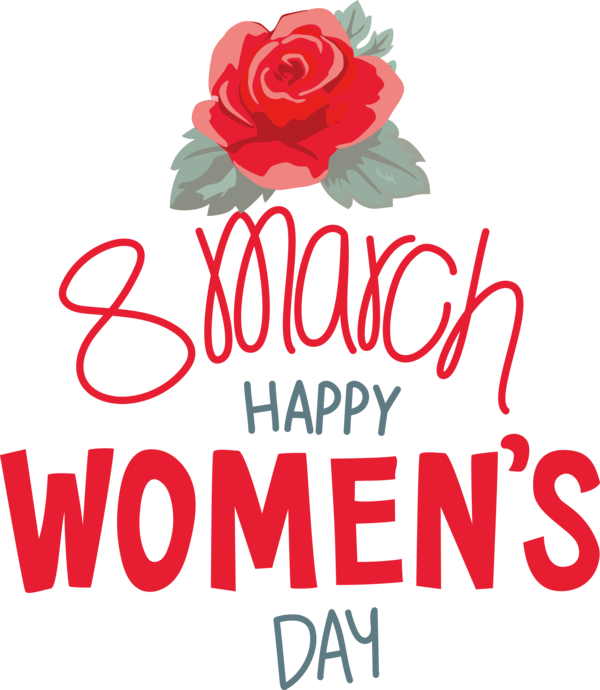 Transparent International Women's Day Flower Picture Frame Rose for Women's Day for International Womens Day