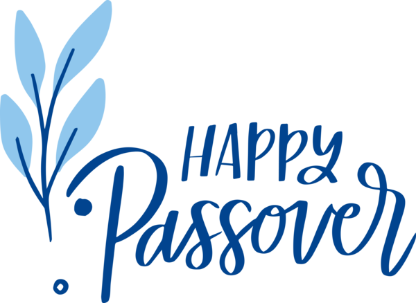 Transparent Passover Logo Design Line for Happy Passover for Passover