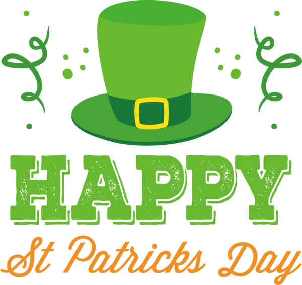 Transparent St. Patrick's Day Logo Design Leaf for Saint Patrick for St Patricks Day