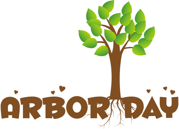 Transparent Arbor Day Leaf Human Logo for Happy Arbor Day for Arbor Day