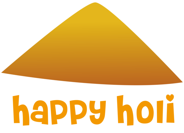 Transparent Holi Triangle Design English Language for Happy Holi for Holi