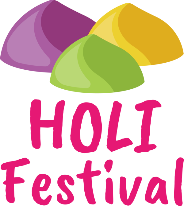 Transparent Holi Logo Design Line for Happy Holi for Holi