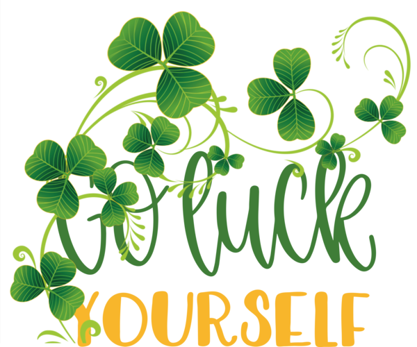 Transparent St. Patrick's Day Shamrock Ireland for Go Luck for St Patricks Day