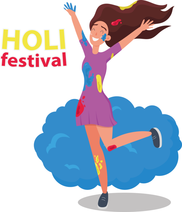 Transparent Holi Television Design Drawing for Happy Holi for Holi
