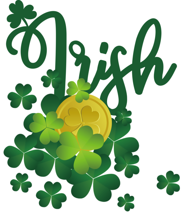Transparent St. Patrick's Day Christian Clip Art Shamrock Transparency for Irish for St Patricks Day