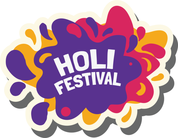 Transparent Holi Royalty-free Icon Painting for Happy Holi for Holi