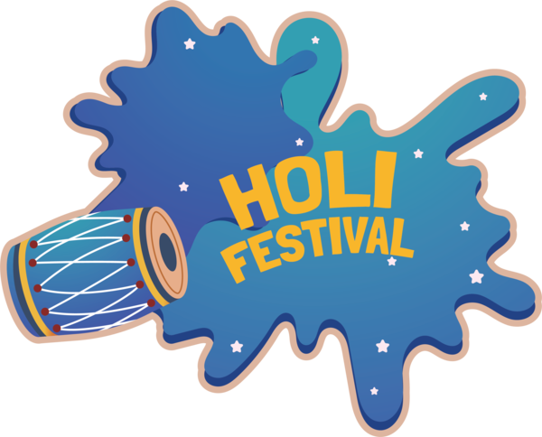 Transparent Holi Logo Electricity Meter for Happy Holi for Holi