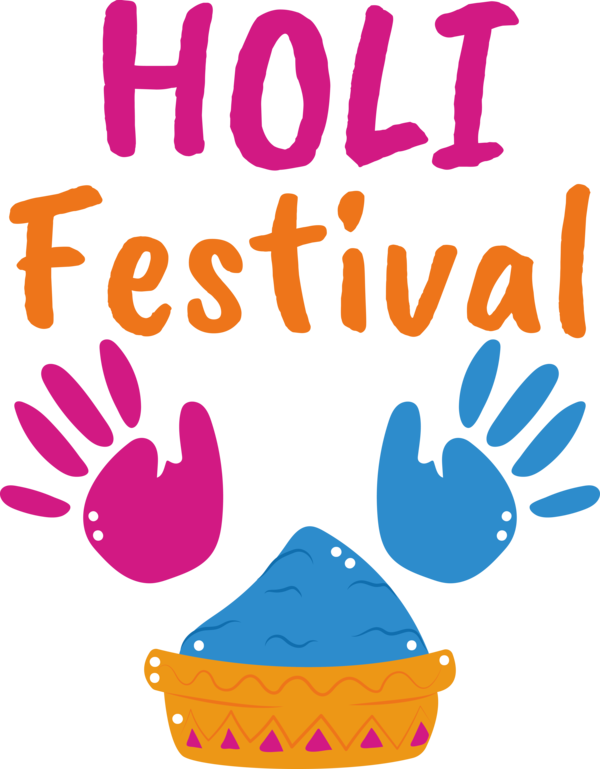 Transparent Holi Line Text Meter for Happy Holi for Holi