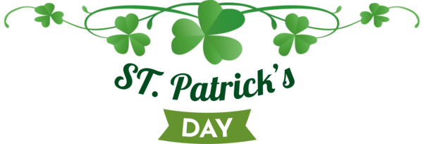 Transparent St. Patrick's Day St. Patrick's Day Logo Shamrock for Shamrock for St Patricks Day