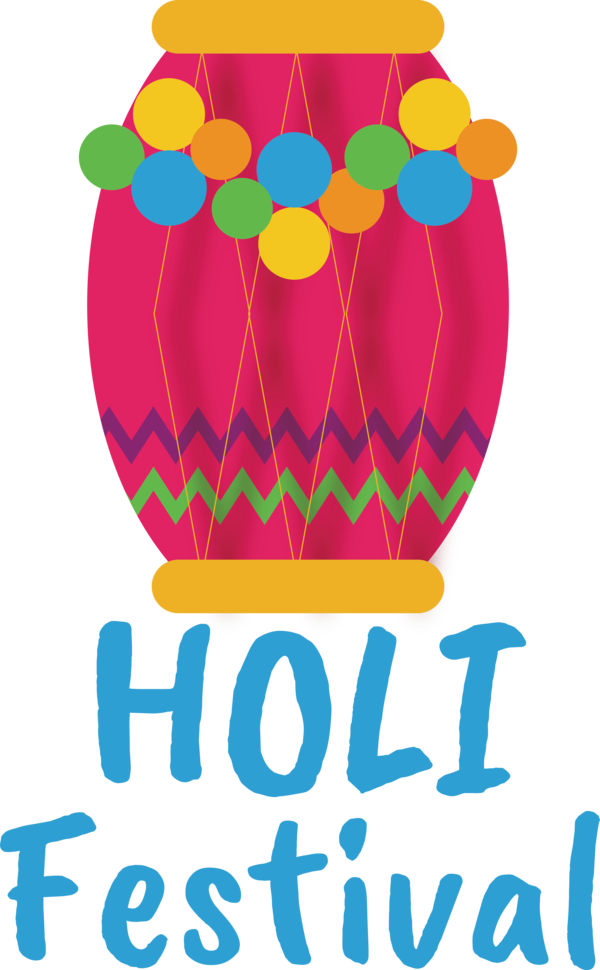 Transparent Holi Logo Design Drawing for Happy Holi for Holi