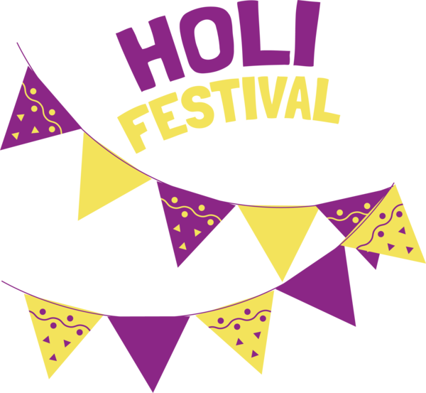 Transparent Holi Logo Design Festival for Happy Holi for Holi