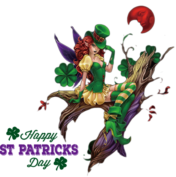 Transparent St. Patrick's Day Fairy Drawing St. Patrick's Day for Saint Patrick for St Patricks Day