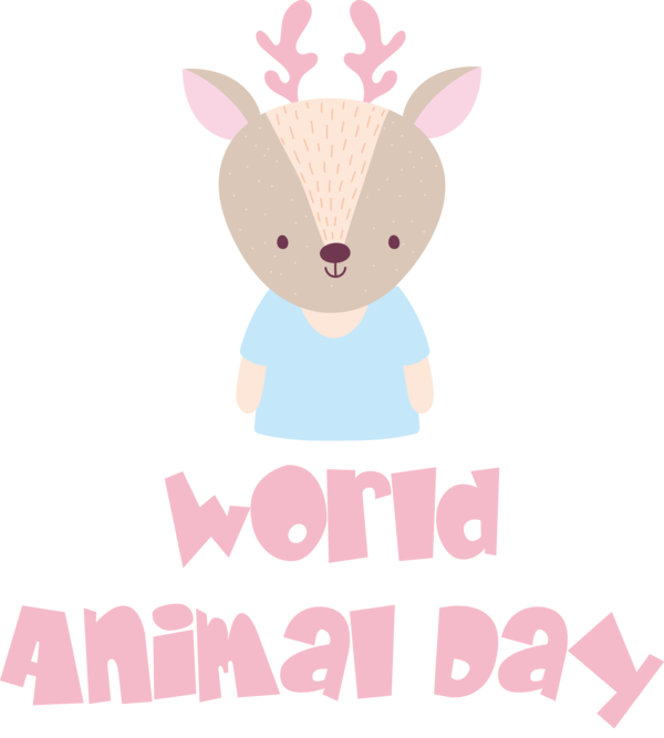 Transparent World Animal Day Design Cartoon Pattern for Animal Day for World Animal Day