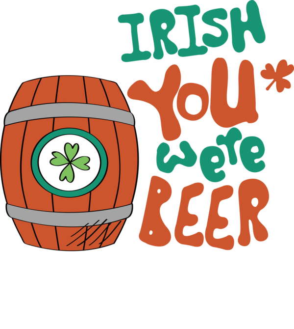 Transparent St. Patrick's Day Logo Human Behavior for Green Beer for St Patricks Day
