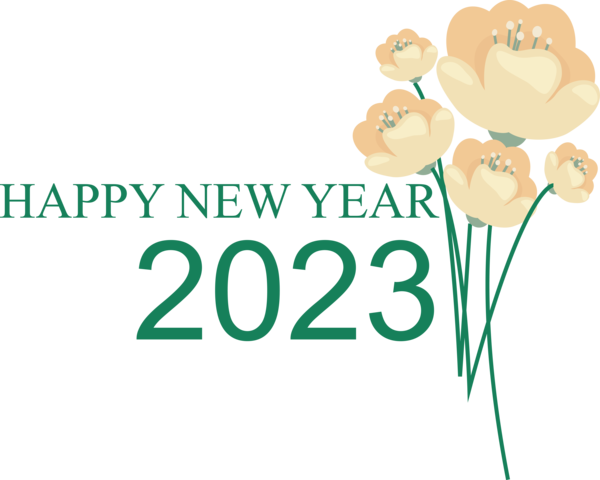 Transparent New Year Human Logo Behavior for Happy New Year 2023 for New Year